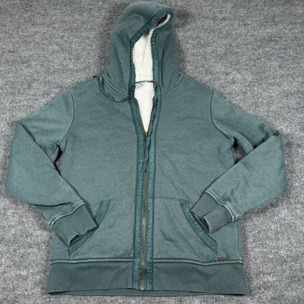 ORVIS Small Hooded Full Zip Jacket Sherpa Lined Outdoors Fall Fashion Cozy